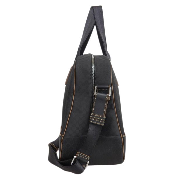 Celine Canvas Leather Combination Macadam Pattern 2Way Bag Black