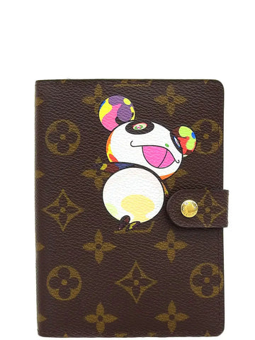 LOUIS VUITTON 2004 Made Takashi Murakami Collaborations Monogram Agenda Pm Brown