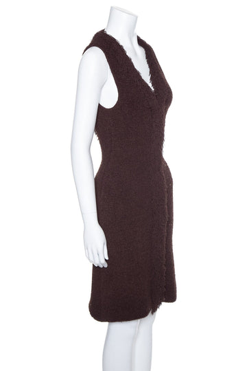 Bottega Veneta Brown Sleeveless Dress SZ S