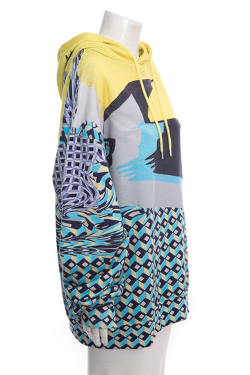 Dries Van Noten Yellow and Blue Sweatshirt SZ L