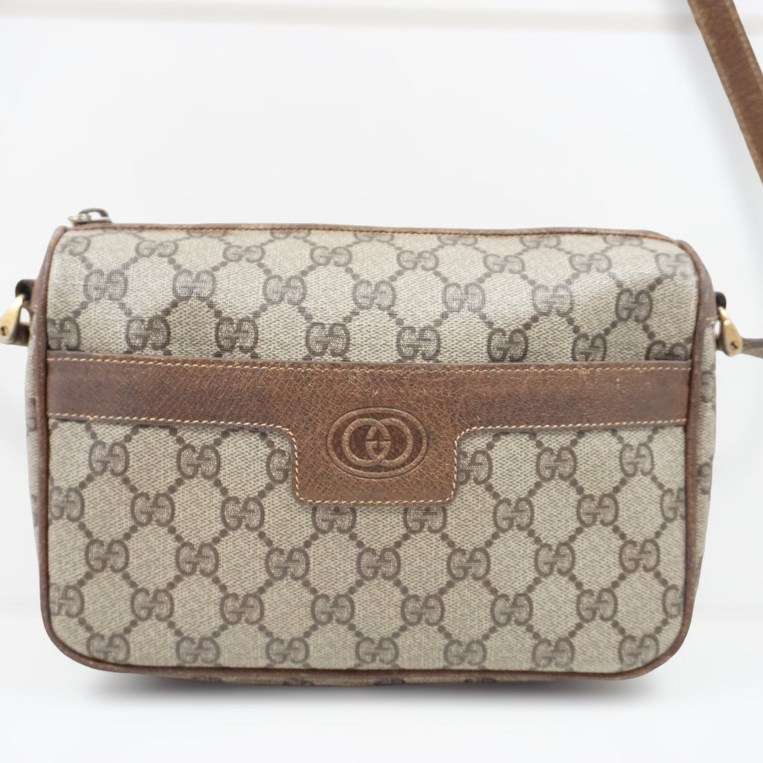 Gucci L�der Crossbody