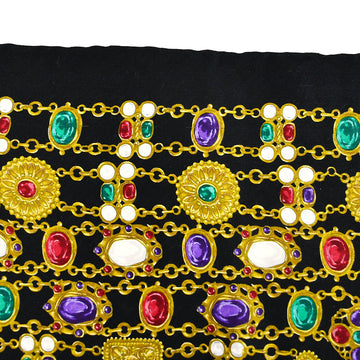 Chanel Scarf Black Small Good