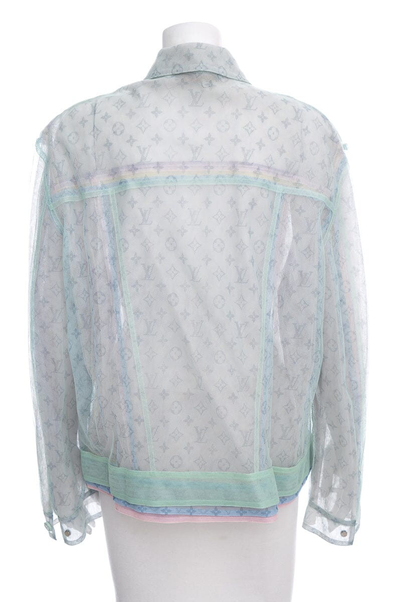Louis Vuitton 2020 Rainbow Layered Tulle Jacket SZ 46