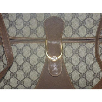 Gucci Horsebit Clutch Guccissima Print Two Way Style Brown Gg Leather Shoulder Bag