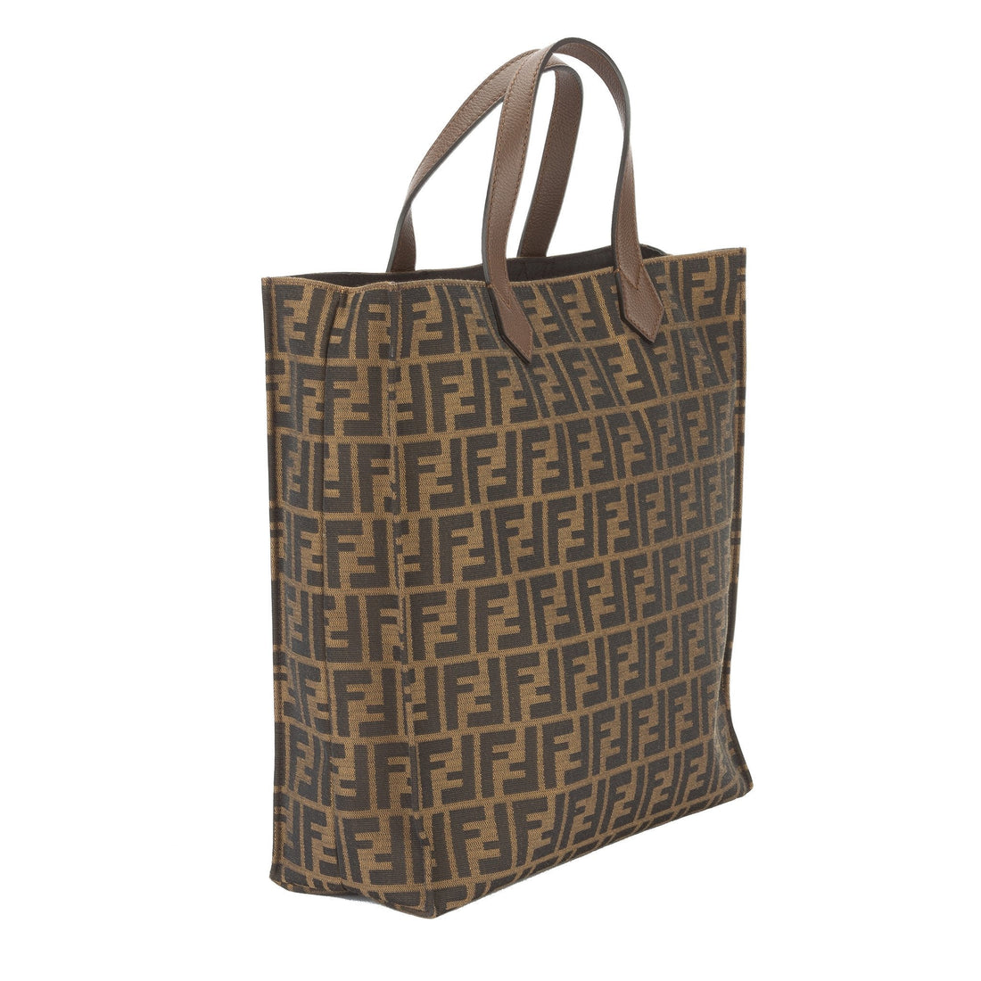Fendi Tabacco Moro Zucca Shopping Tote (New with Tags)