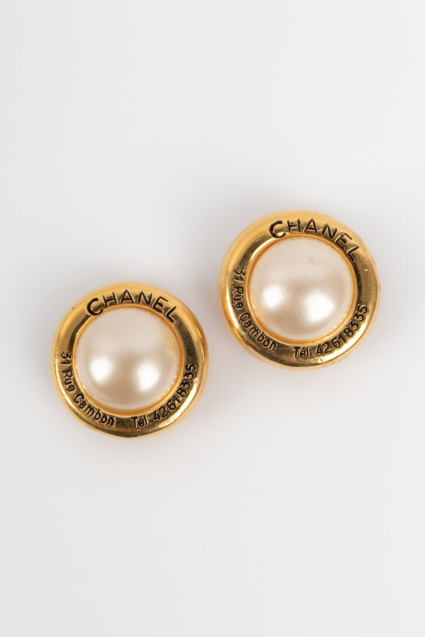 Boucles d'oreilles Chanel 1985s