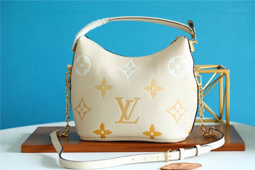 LV Neverfull MM Monogram Canvas Beige For Womtlm,  Shoulder and Crossbody Bags 9.4in/24cm LV 