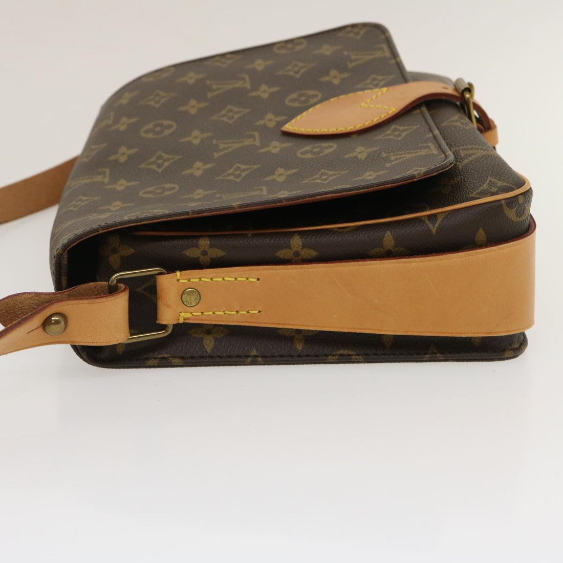 LOUIS VUITTON Monogram Cartouchiere GM Shoulder Bag M51252 LV Auth 28615