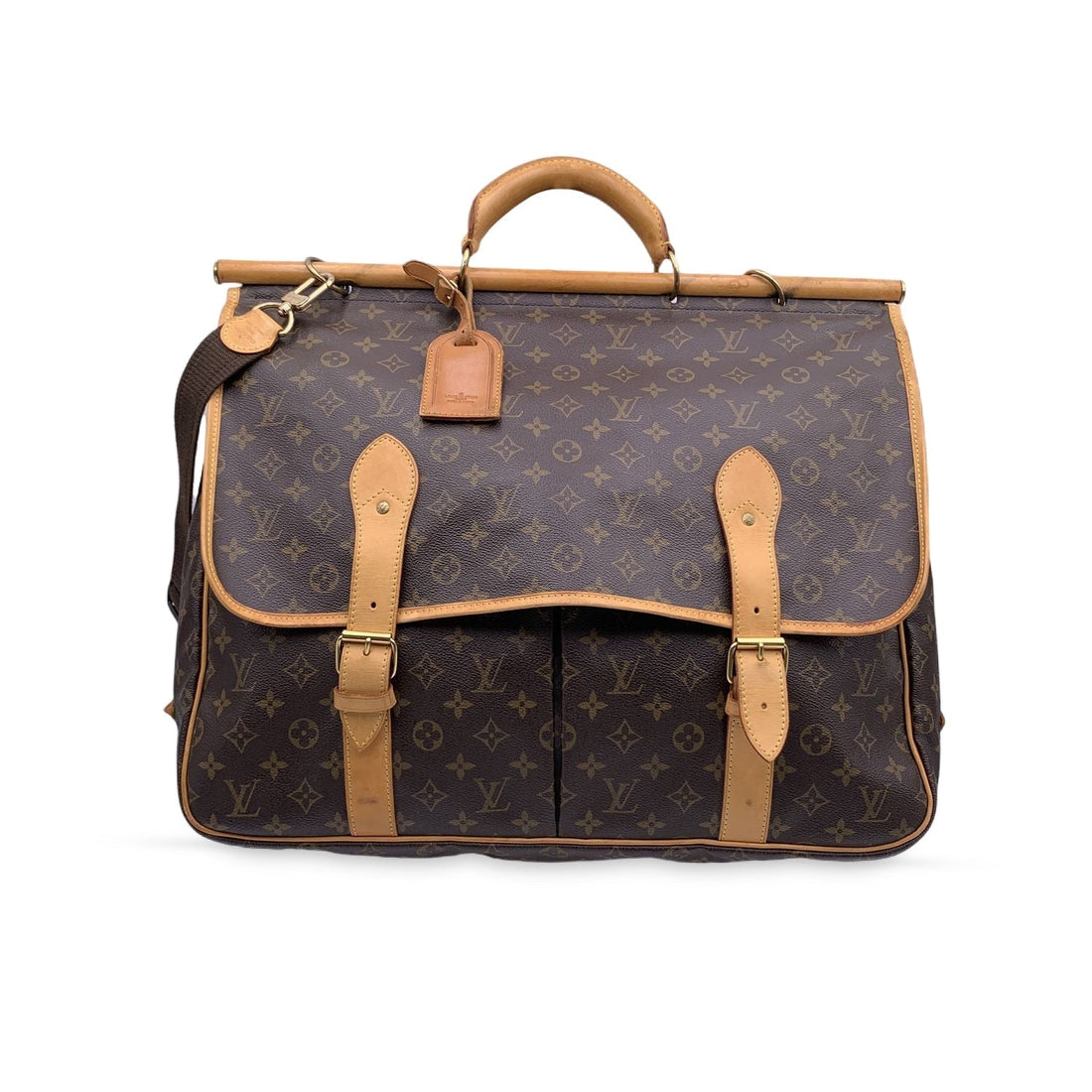 LOUIS VUITTON Vintage Monogram Canvas Garment Bag Chasse M41140