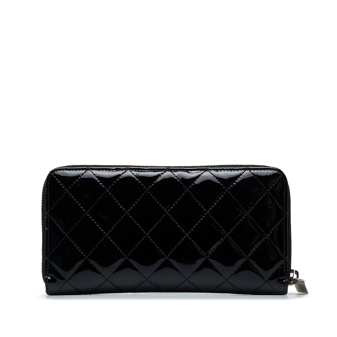 Chanel Brilliant Patent Zip Around Wallet Long Wallets