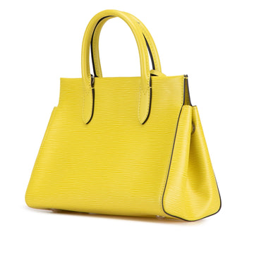 Yellow Louis Vuitton Epi Marly BB Satchel