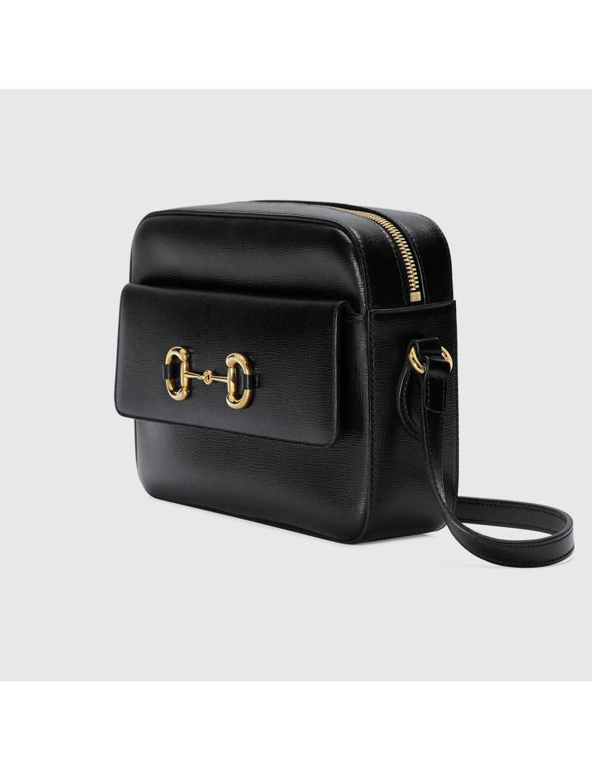 Gucci Black Horsebit 1955 Series Small Shoulder Bag
