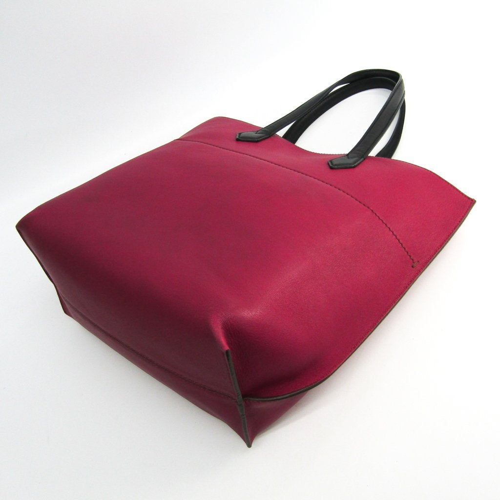 Fendi Fuchsia Leather All In Shopping Tote Bag (SHA-16713)