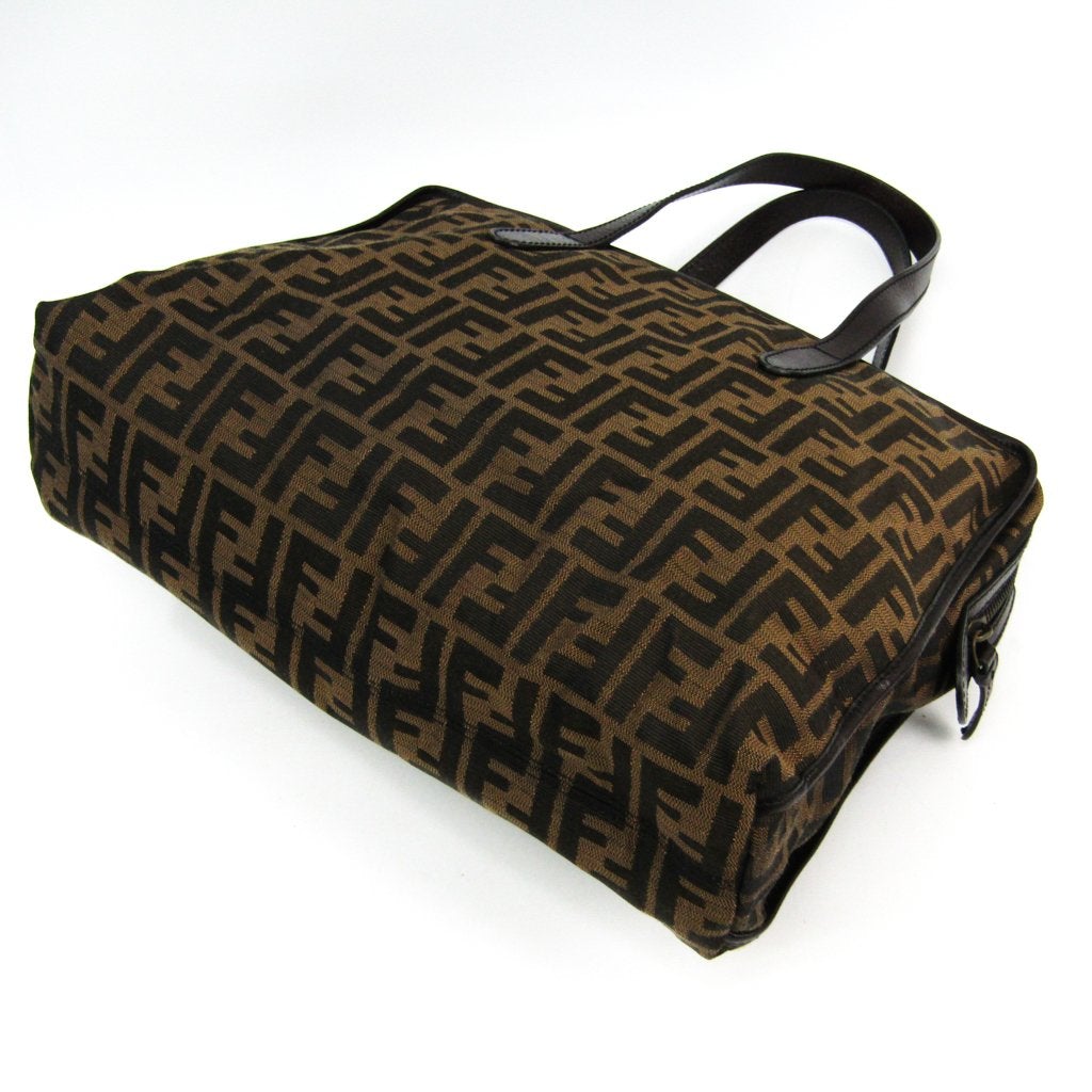 Fendi Brown Zucca Shoulder Bag