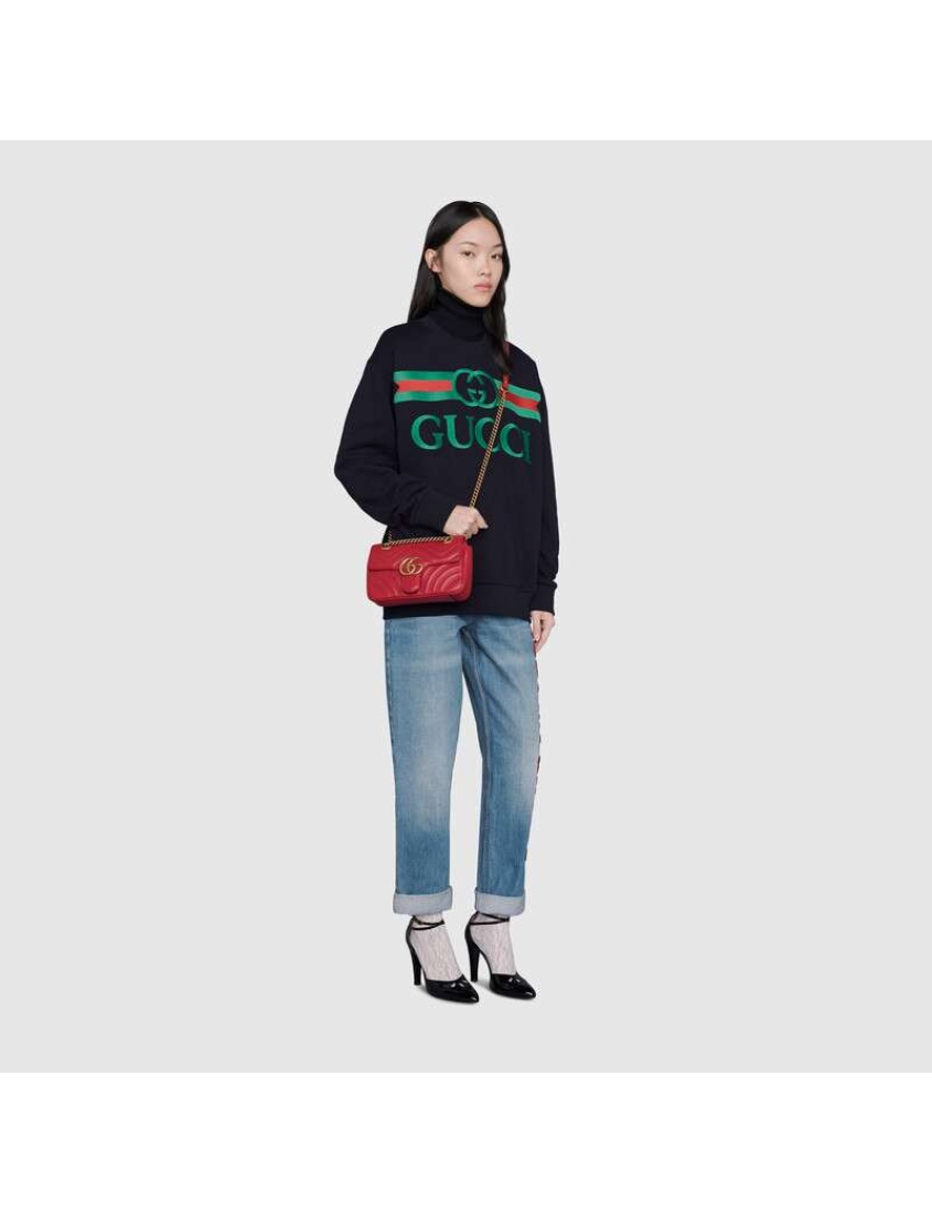 Gucci GG Marmont Series Quilted Mini Shoulder Bag