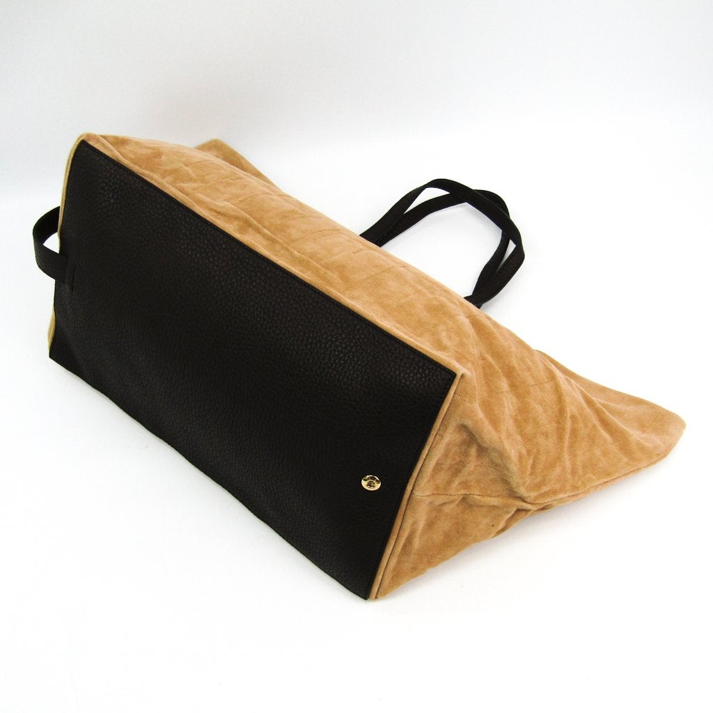Fendi Beige Suede Tote Bag