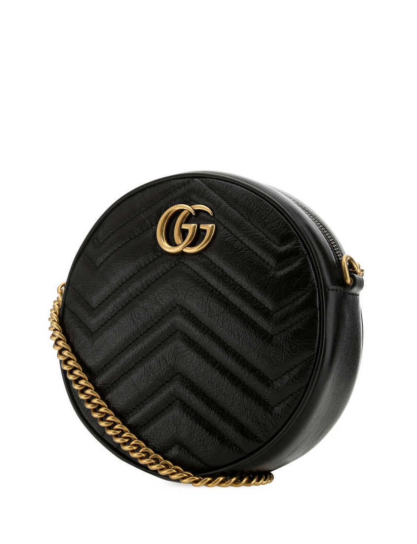 Gucci GG Marmont Series Round Mini Shoulder Bag