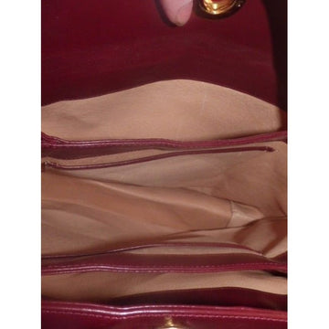 Gucci Vintage Ox Blood Burgundy Leather Satchel