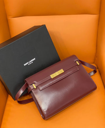 YSSL Manhattan Shoulder Bag Rouge Legion For Womtlm 11.4in/29cm YSL 5792710SX0W6475