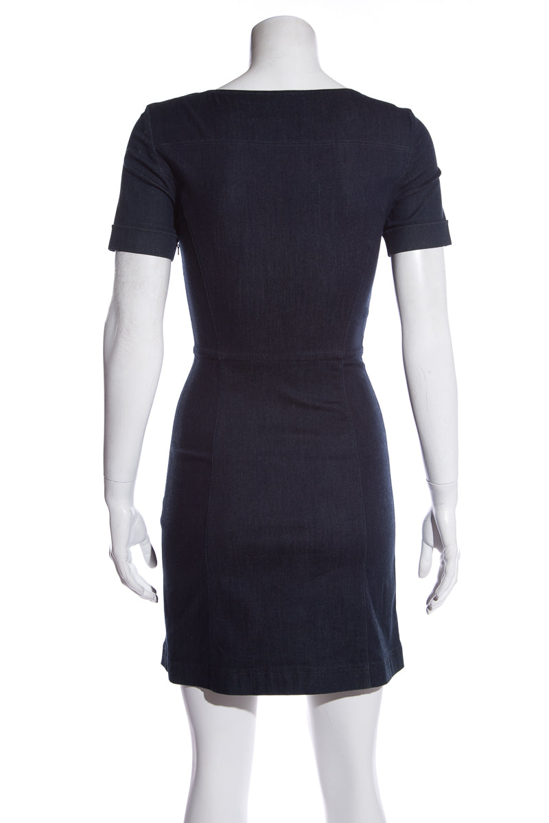 Prada Denim Chambray Dress SZ 38