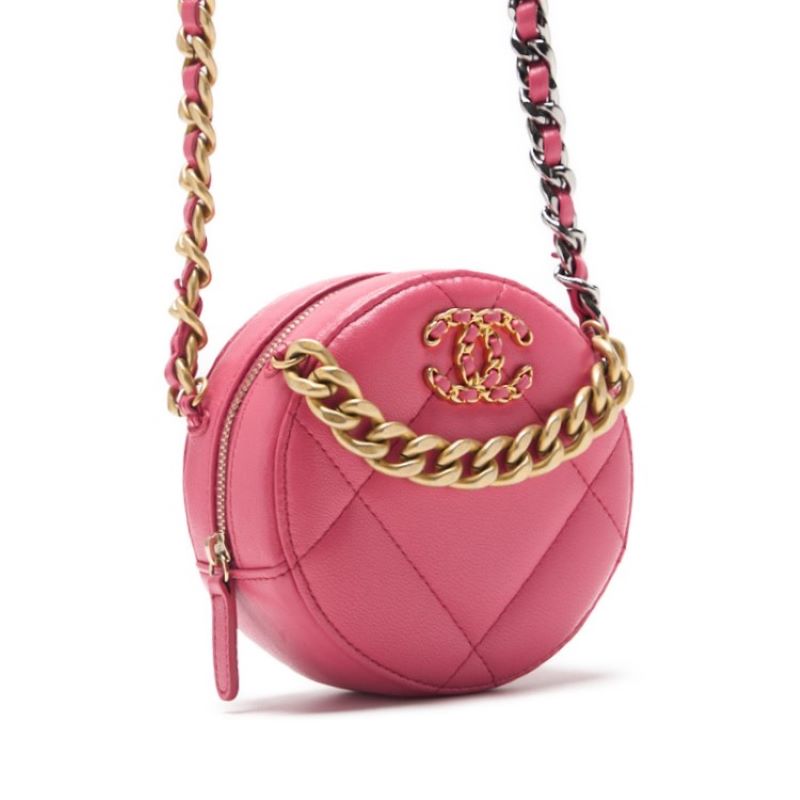 CHANEL ?CHANEL? CHANEL 19 Matrasse Chain Shoulder  Pink (GenSilver Gold ) Tote Bag  Stunt Bag Lady Hybrid ? Ship? Vintage s Online