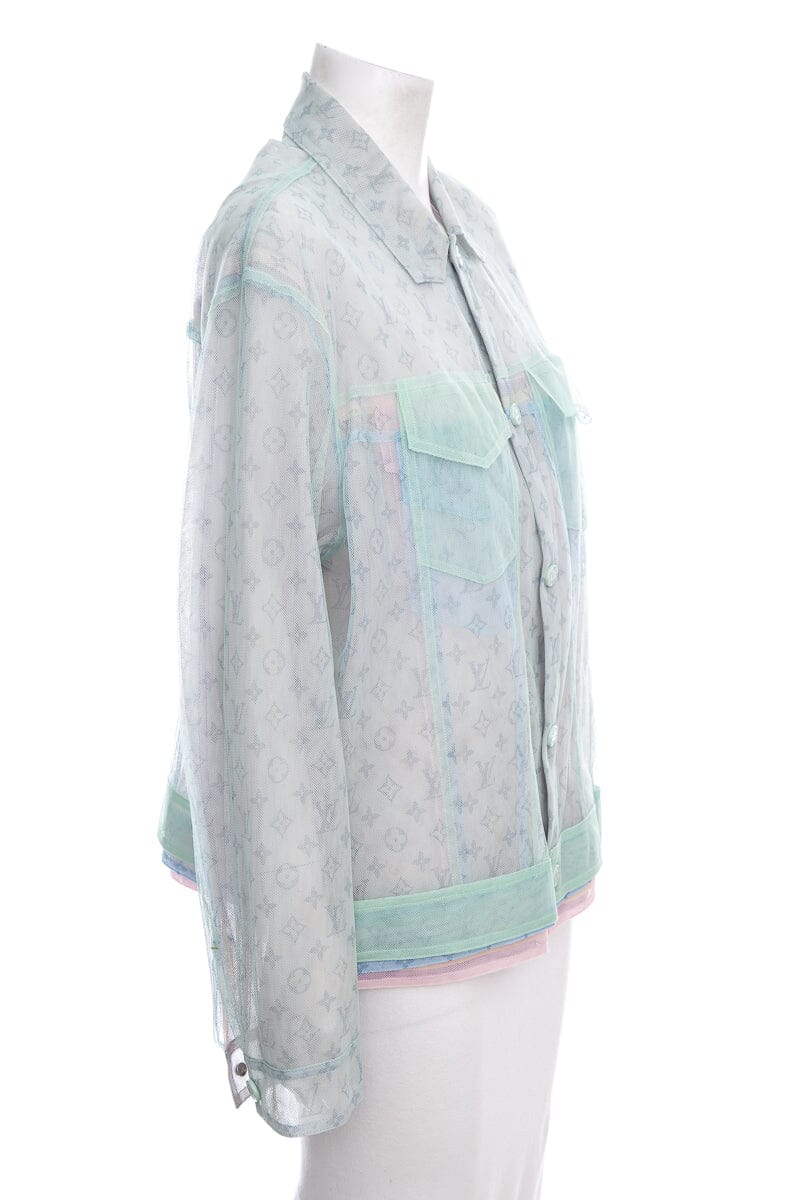 Louis Vuitton 2020 Rainbow Layered Tulle Jacket SZ 46