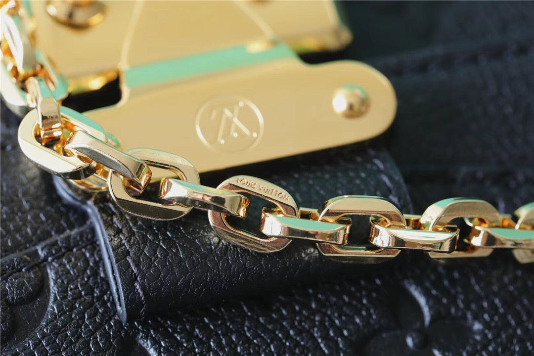 LV Marceau Monogram Empreinte Black For Womtlm,  Shoulder And Crossbody Bags 9.6in/29.5cm LV M46200