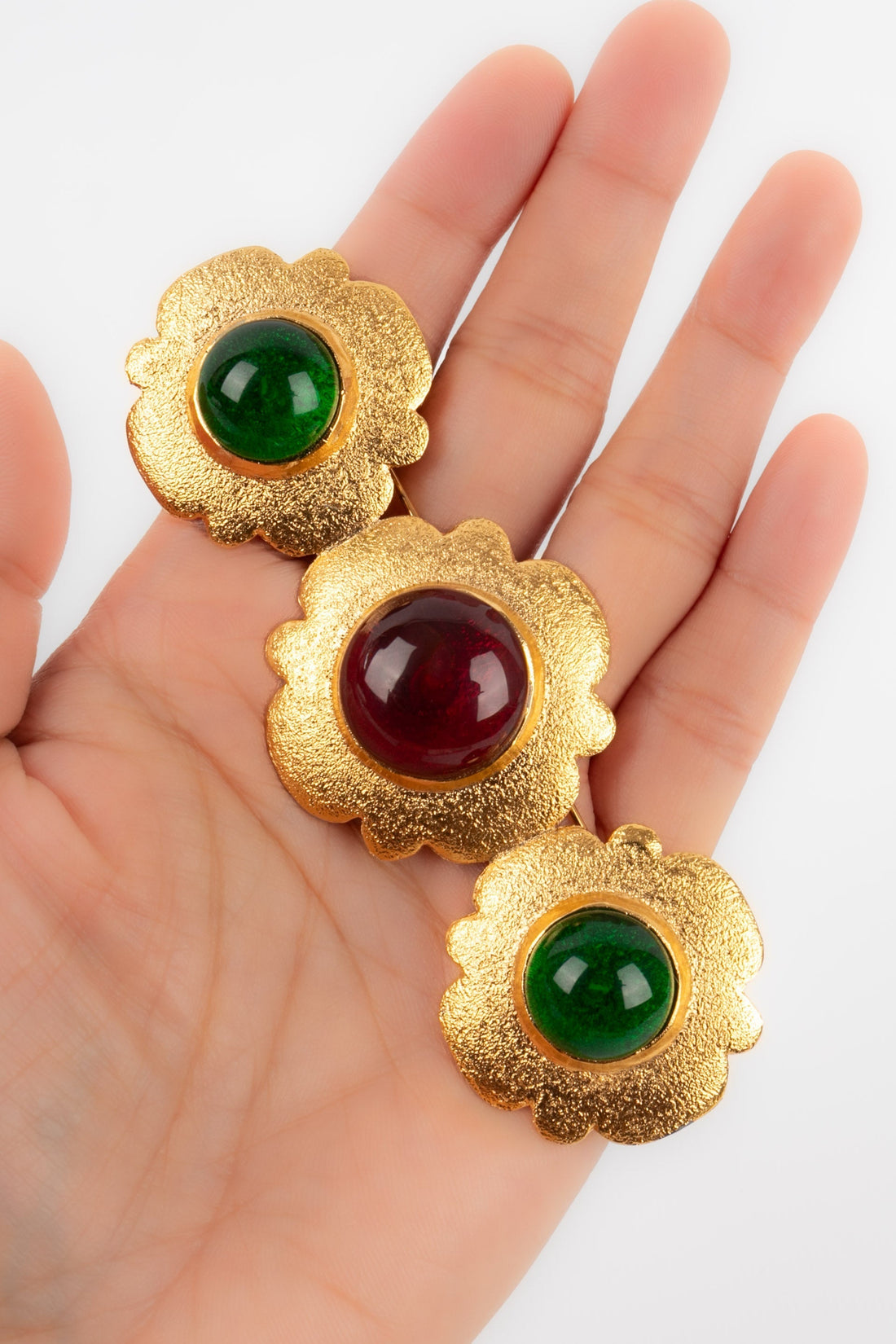 Broche dor�e Chanel 1980s