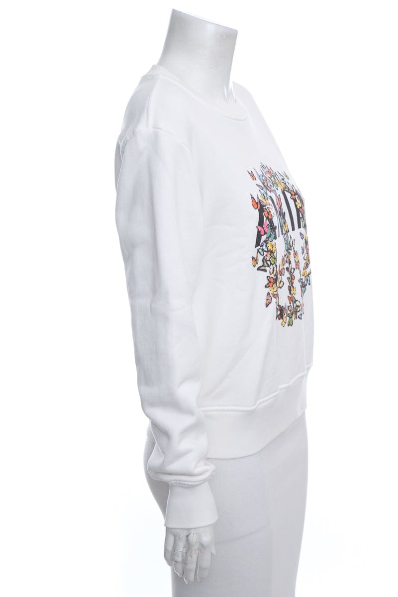 Amiri Multicolor Butterfly Logo Crew Neck Sweater SZ XS