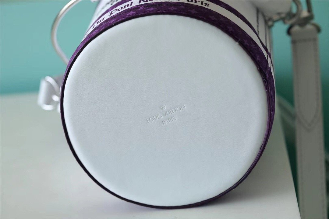 LV Paint Can Coated Canvas By Virgil Abloh’s PurpleFor Womtlm, Womtlm’s Bags, Shoulder And Crossbody Bags 6.7in/17cm LV M81591