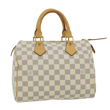 LOUIS VUITTON Damier Azur Speedy 25 Hand Bag N41534 LV Auth 30750