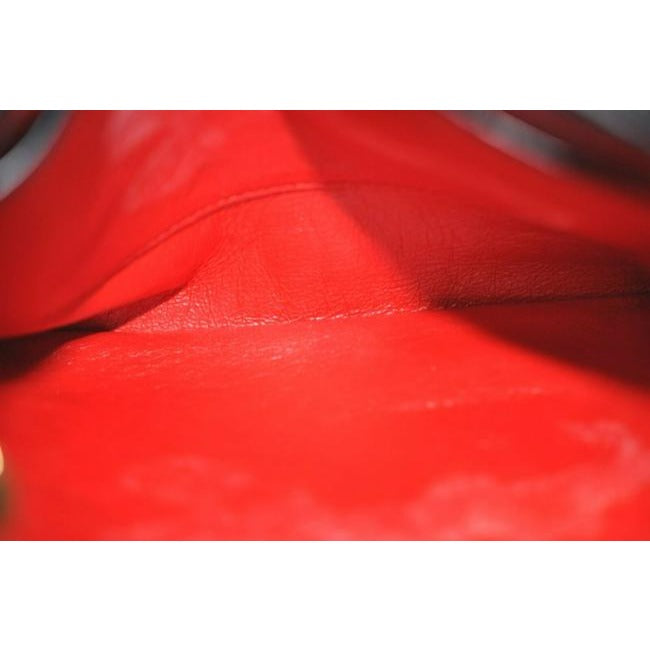 Tom Ford era, Gucci, midnight blue leather, roomy, Bamboo line, two-way top-handle shoulder purse with a bamboo clasp, gold tone hardware, a snap top closure, and a removable strap