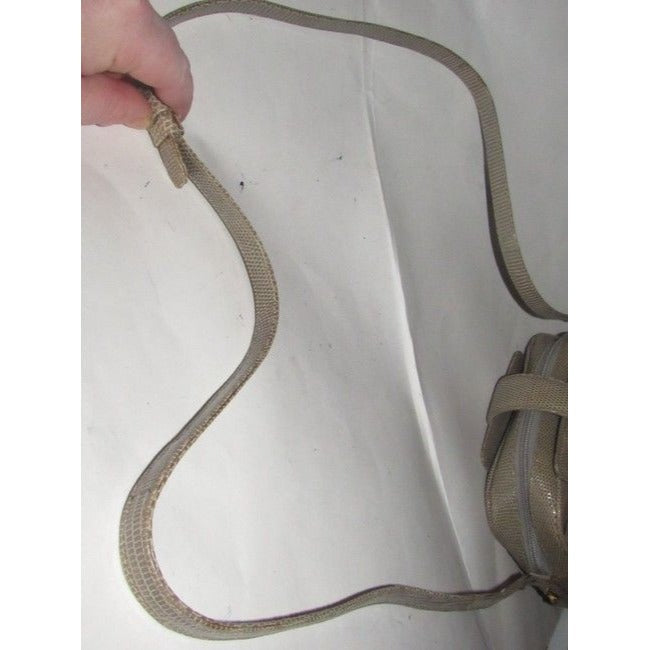 Gucci Honey Brown Lizard Skin Leather Cross body / Satchel