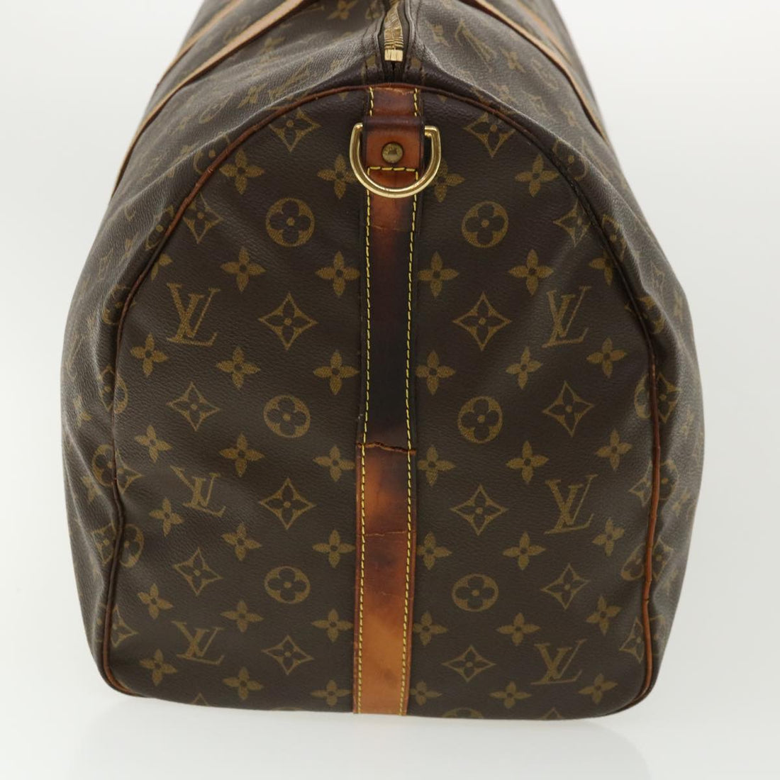 LOUIS VUITTON Monogram Keepall Bandouliere 55 Boston Bag M41414 LV Auth 32935