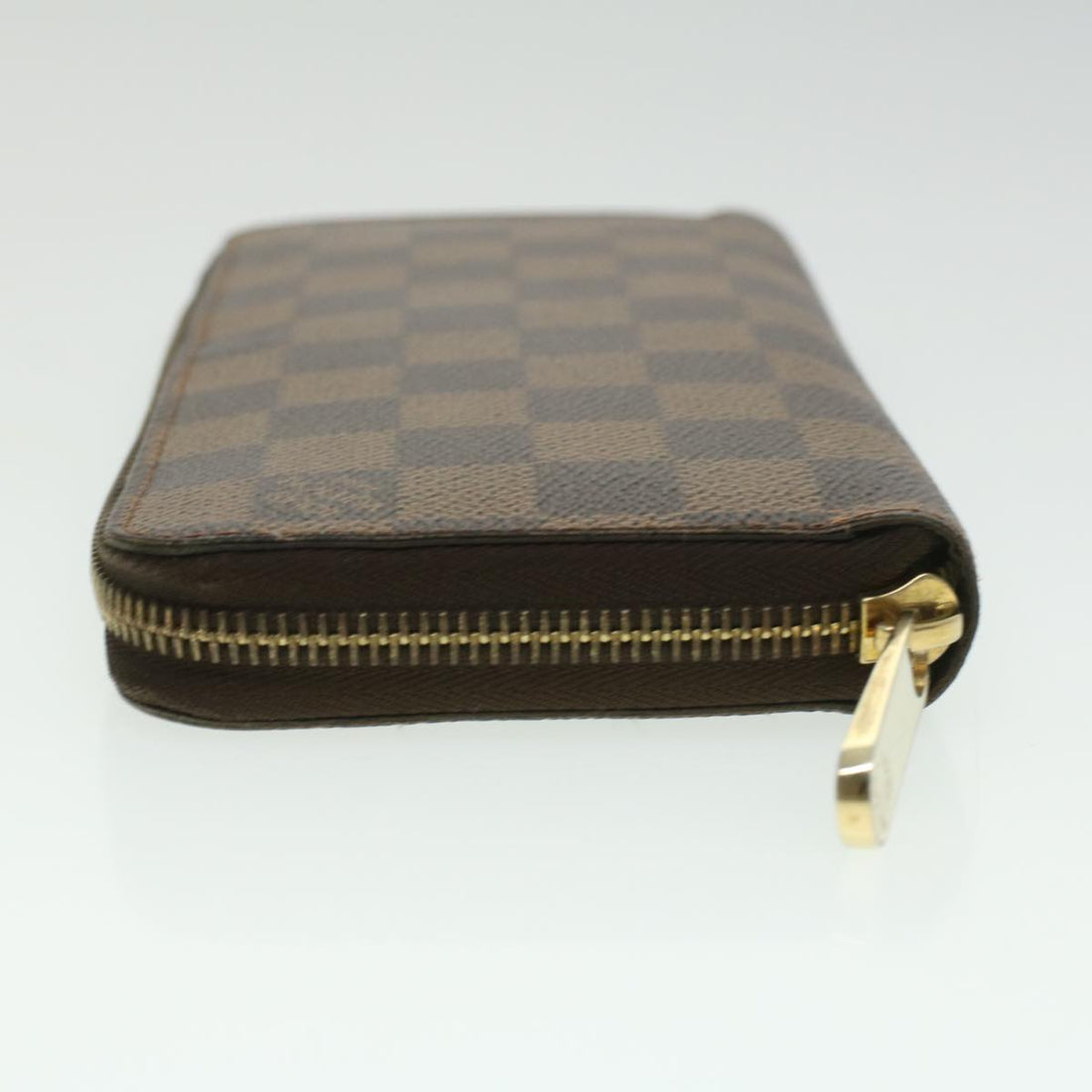 LOUIS VUITTON Damier Ebene Zippy Wallet Long Wallet N41661 LV Auth 33207