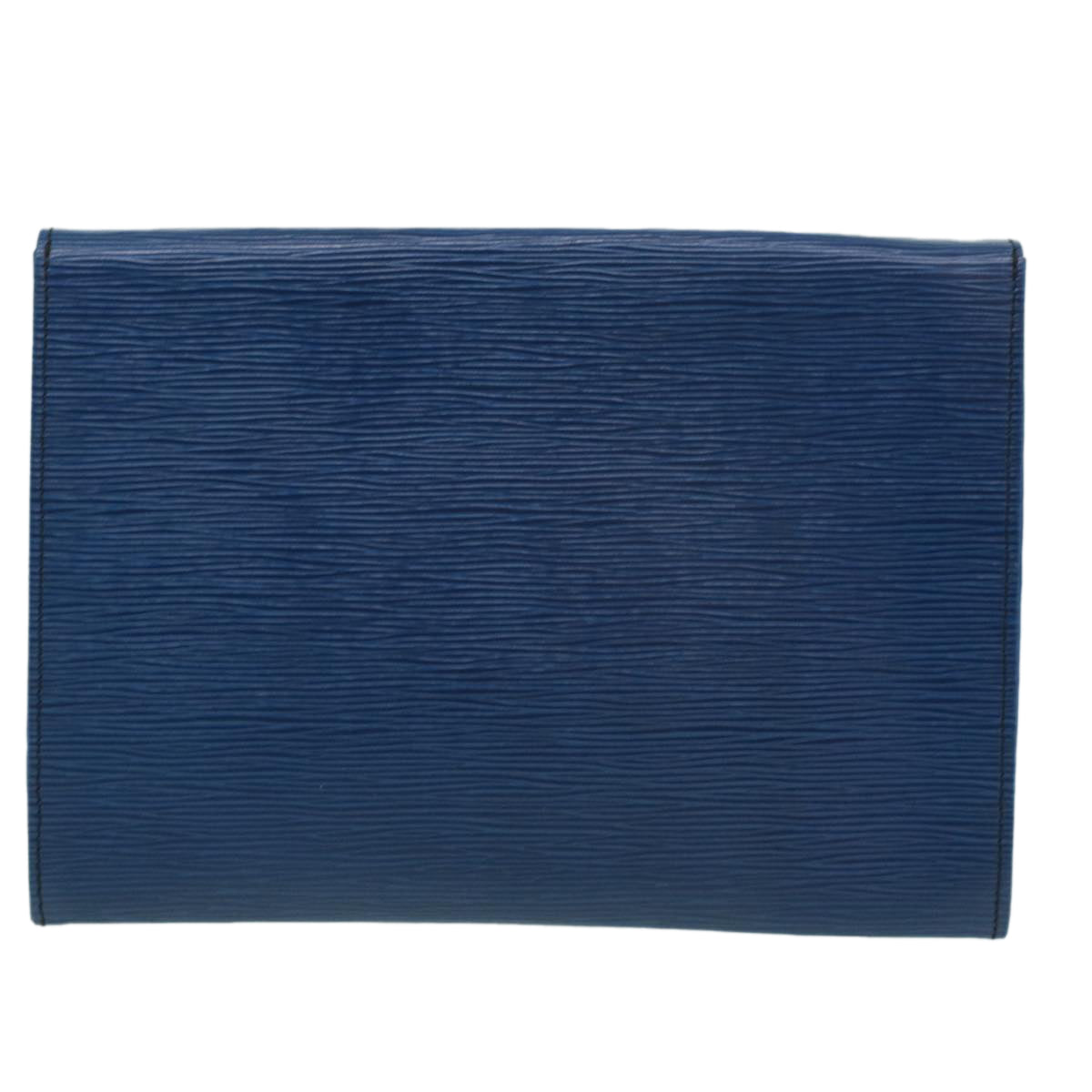 LOUIS VUITTON Epi Jena Clutch Bag Blue M52715 LV Auth 33369