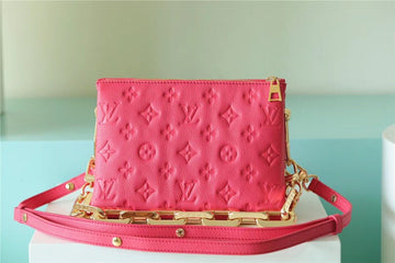 LV Coussin BB Grain Fluo Pink For Womtlm, Womtlm’s Bags, Shoulder And Crossbody Bags 8.3in/21cm LV M20750