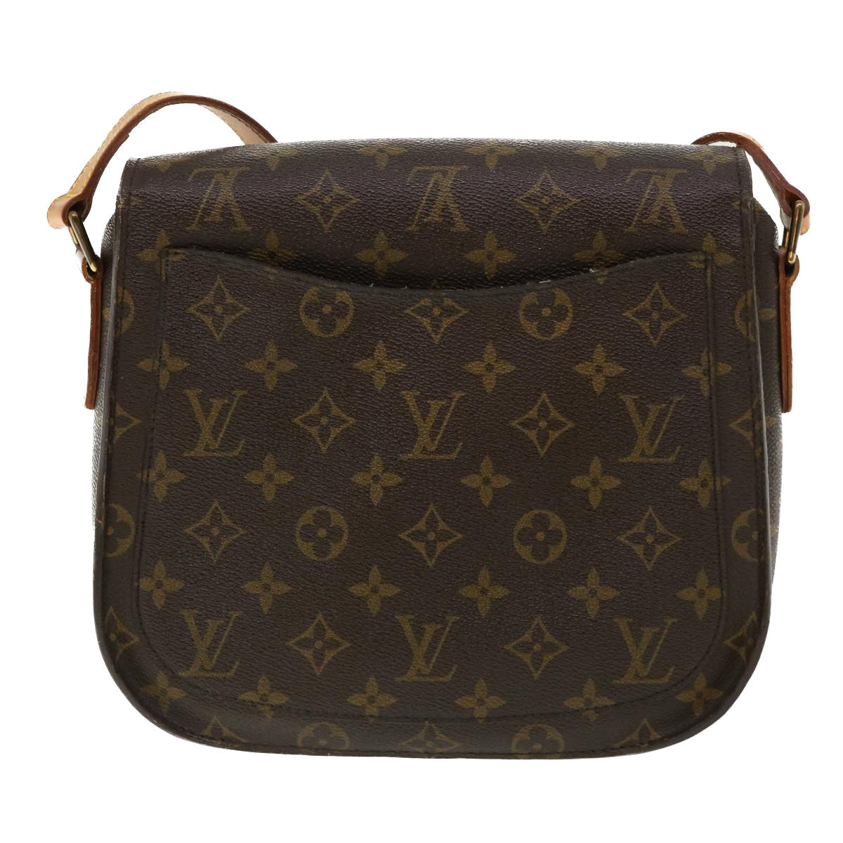 LOUIS VUITTON Monogram Saint Cloud GM Shoulder Bag M51242 LV Auth 33745