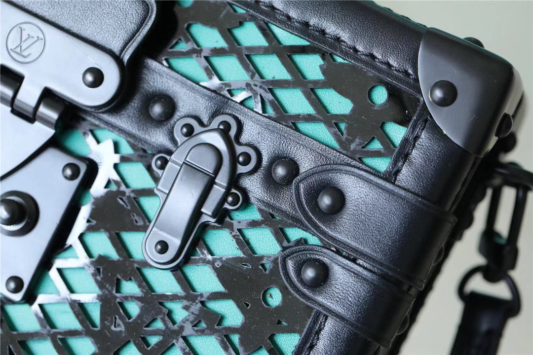 LV Petite Malle Monogram Pattern Black For Womtlm,  Shoulder And Crossbody Bags 7.9in/20cm LV 