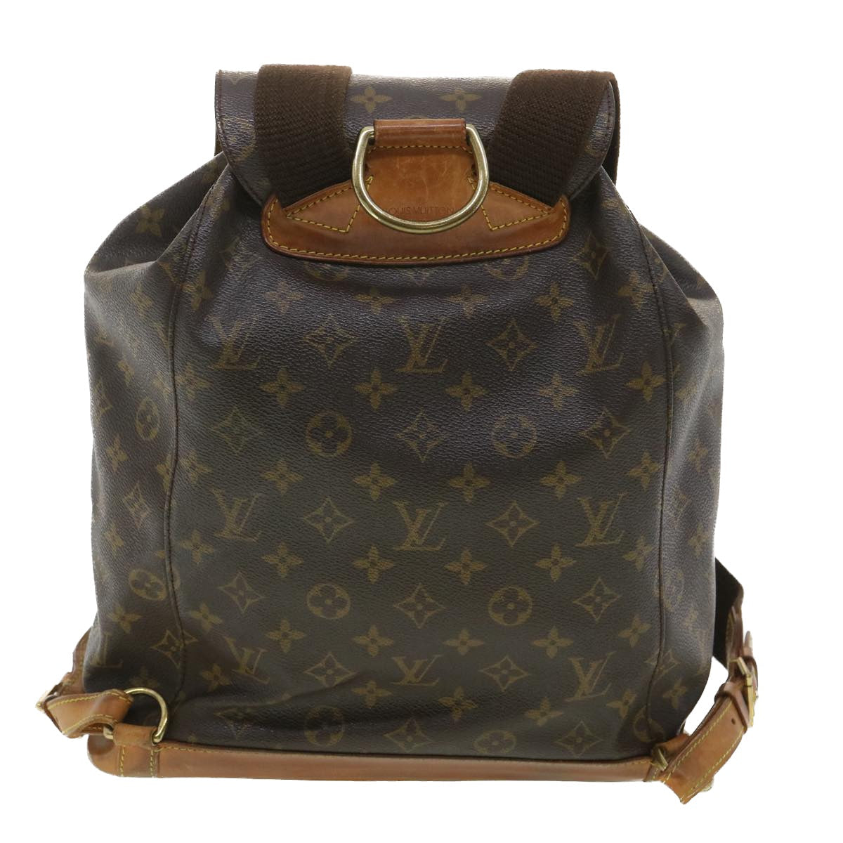 LOUIS VUITTON Monogram Montsouris GM Backpack M51135 LV Auth 34113