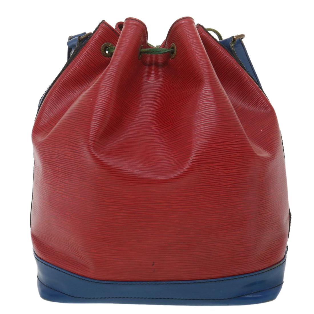 LOUIS VUITTON Epi Tricolor Noe Shoulder Bag Green Blue Red M44084 LV Auth 34585