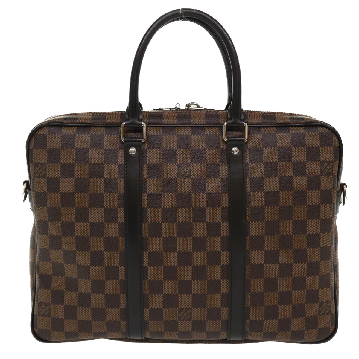 LOUIS VUITTON Damier Porte Documents Voyage PM Business Bag N41466 LV Auth 35608