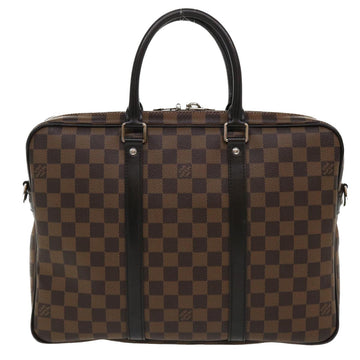 LOUIS VUITTON Damier Porte Documents Voyage PM Business Bag N41466 LV Auth 35608