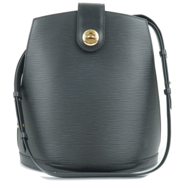 Louis Vuitton Epi Cluny Shoulder Bag Black Noir M52252