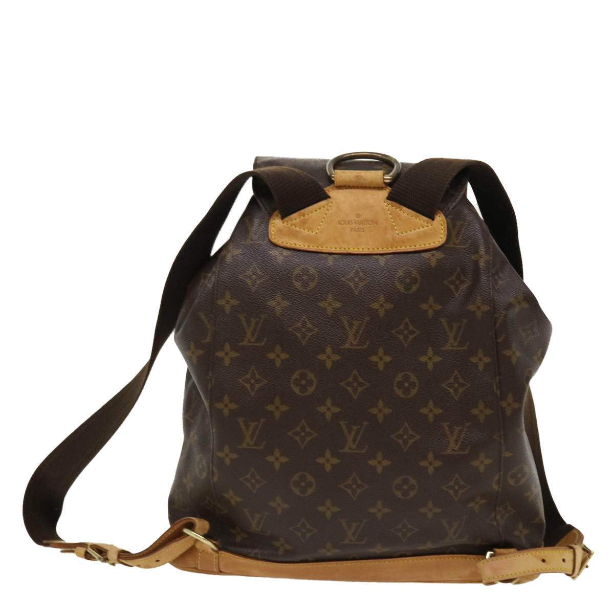 LOUIS VUITTON Monogram Montsouris GM Backpack M51135 LV Auth 35963