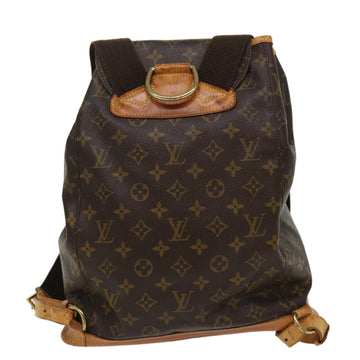 LOUIS VUITTON Monogram Montsouris GM Backpack M51135 LV Auth 36094