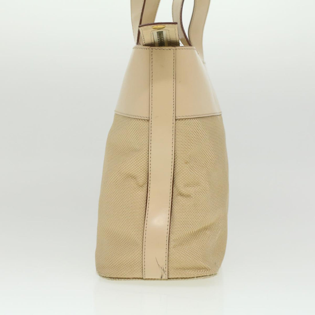 Celine Shoulder Bag Enamel nylon Beige  36352