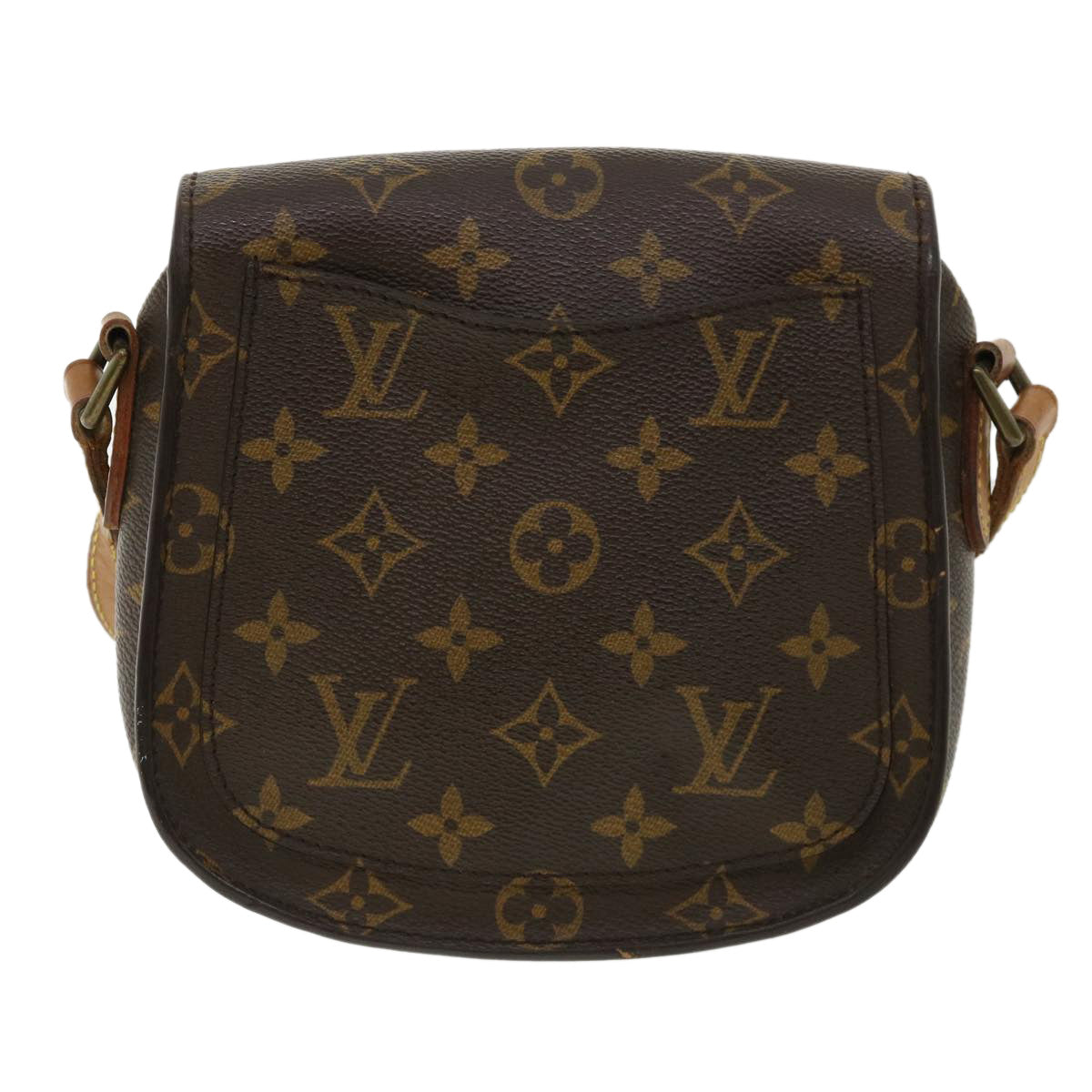 LOUIS VUITTON Monogram Saint Cloud PM Shoulder Bag M51244 LV Auth 36435