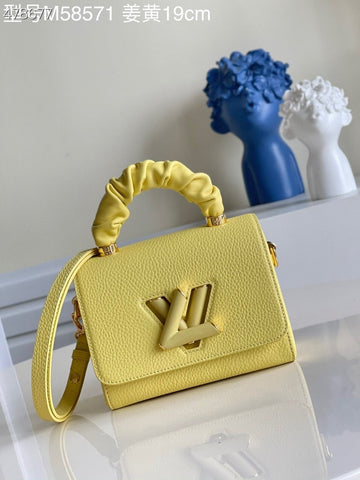 LV Twist PM Ginger Yellow For Womtlm, Womtlm’s Handbags, Shoulder And Crossbody Bags 7.1in/18cm LV M58571