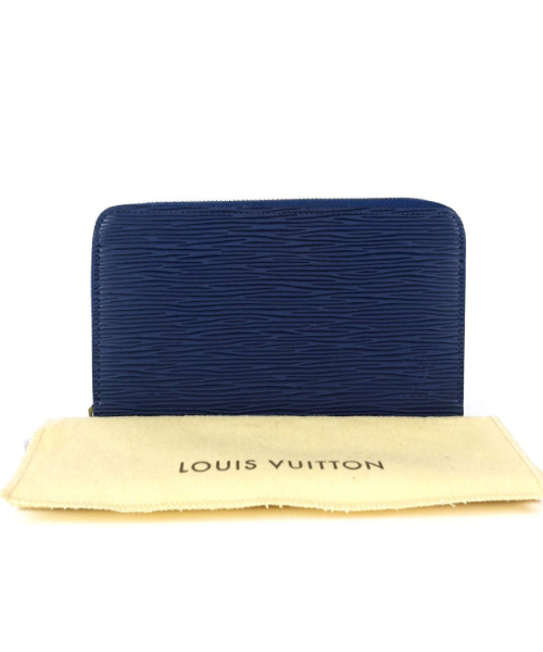 Louis Vuitton Zippy Organizer Epi Leather Navy